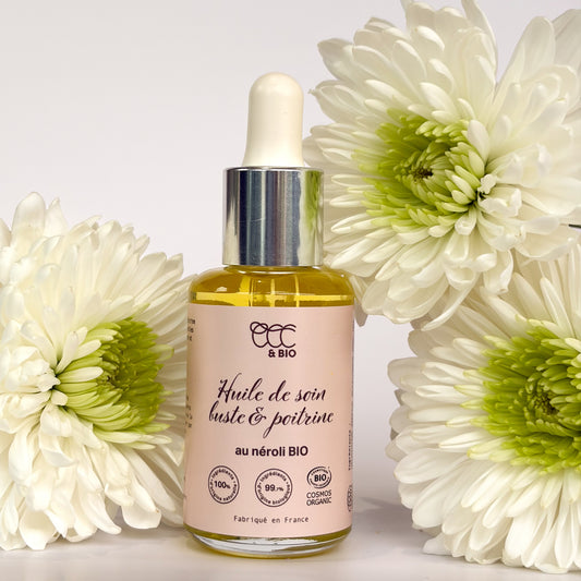 Huile de soin buste & poitrine au néroli BIO